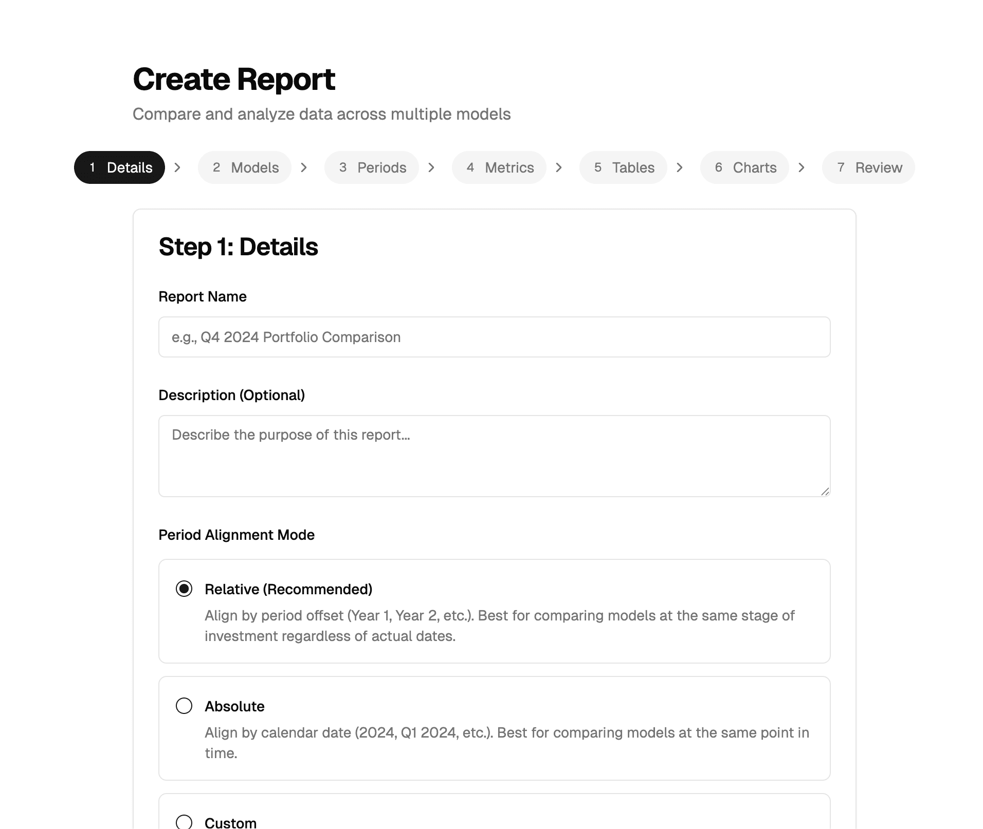 Reporting
